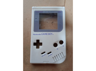 背面のケースを漂白