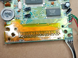 ポリイミドテープを貼る