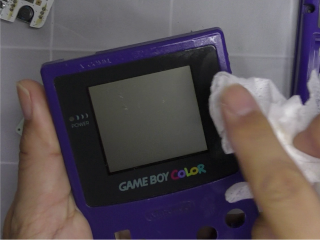 除菌シートで清掃