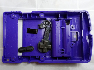 背面ケース他を水洗い